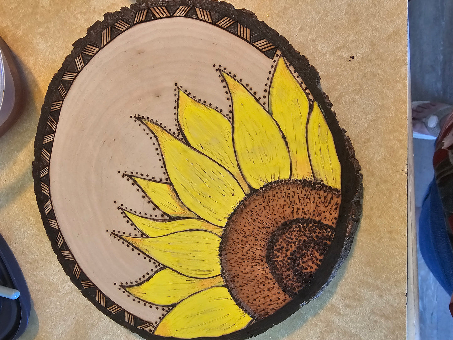 Sunlit Solace Sunflower Portrait