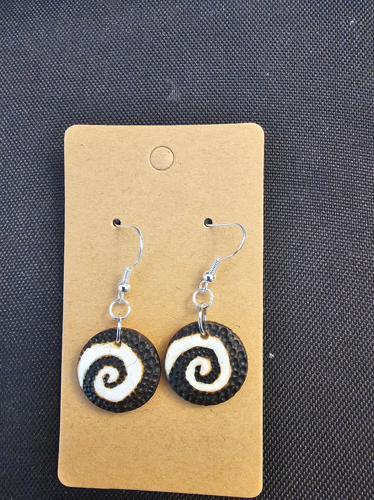 Zen Spiral Earrings