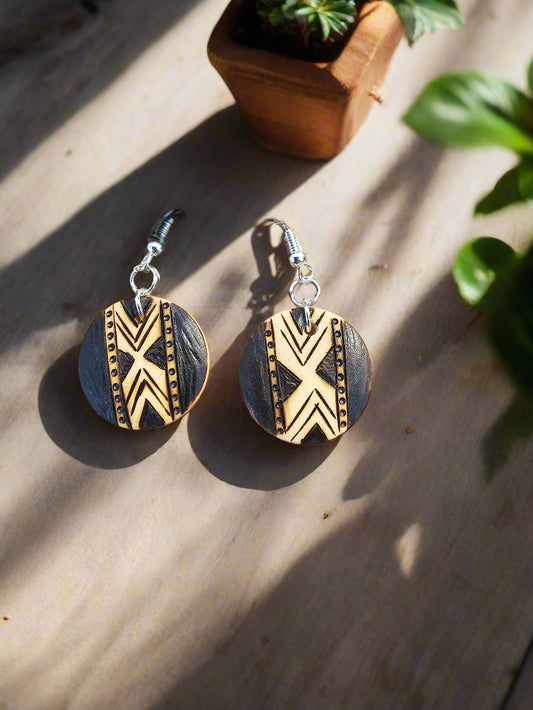 Tribal Chevron Earrings