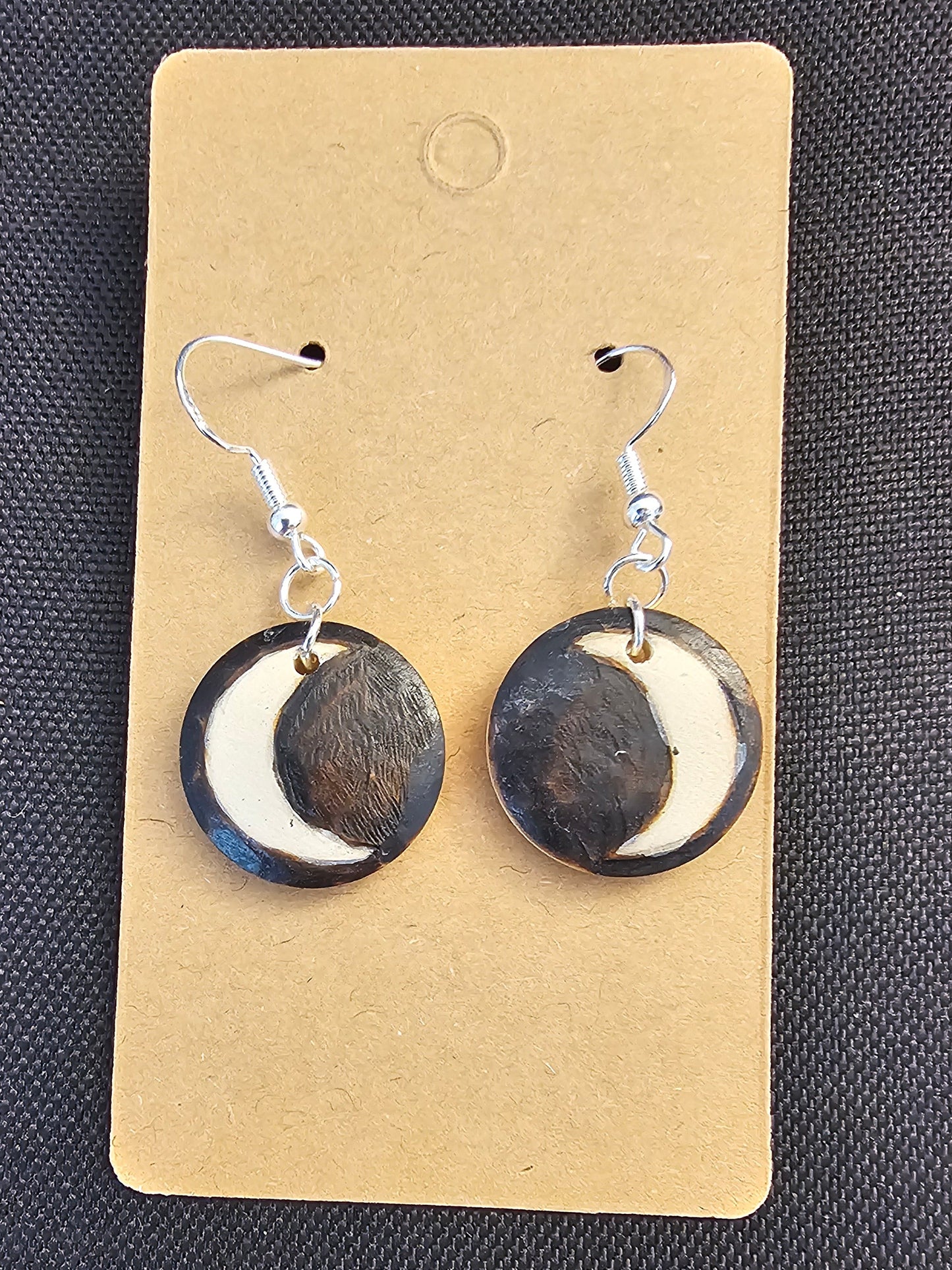 Crescent moon earrings